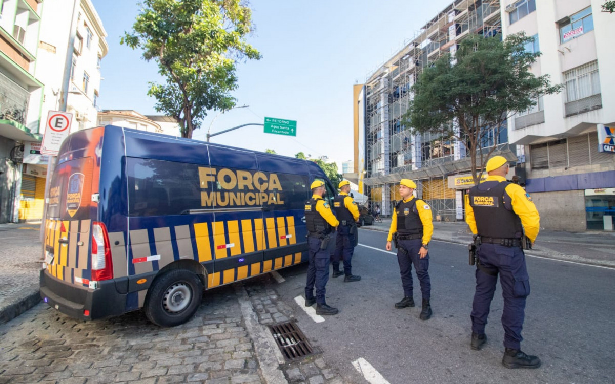 Força Municipal começou patrulhamento no Méier, na Zona Norte do Rio