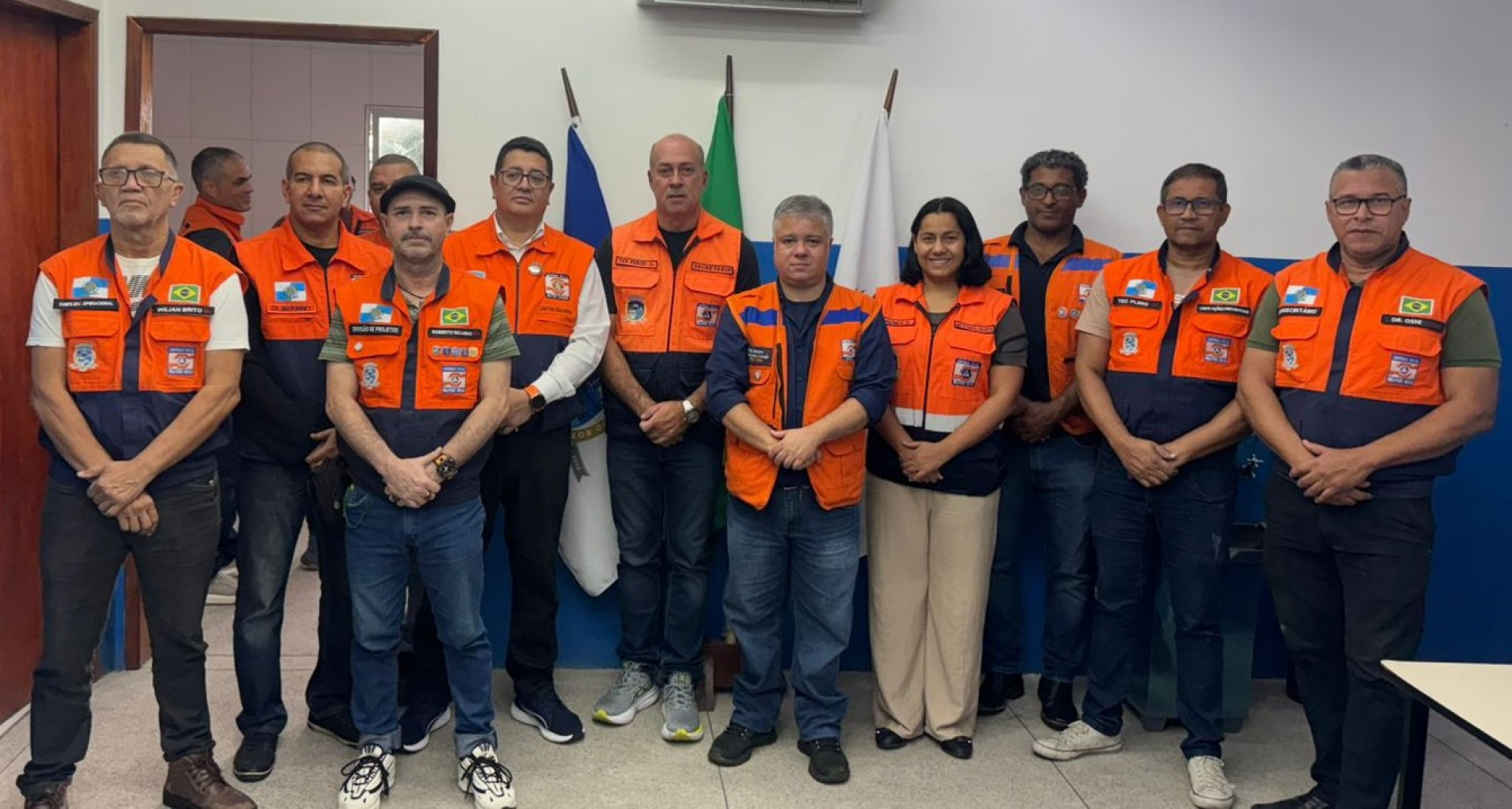 Belford Roxo recebe visita de representantes das Defesas Civ