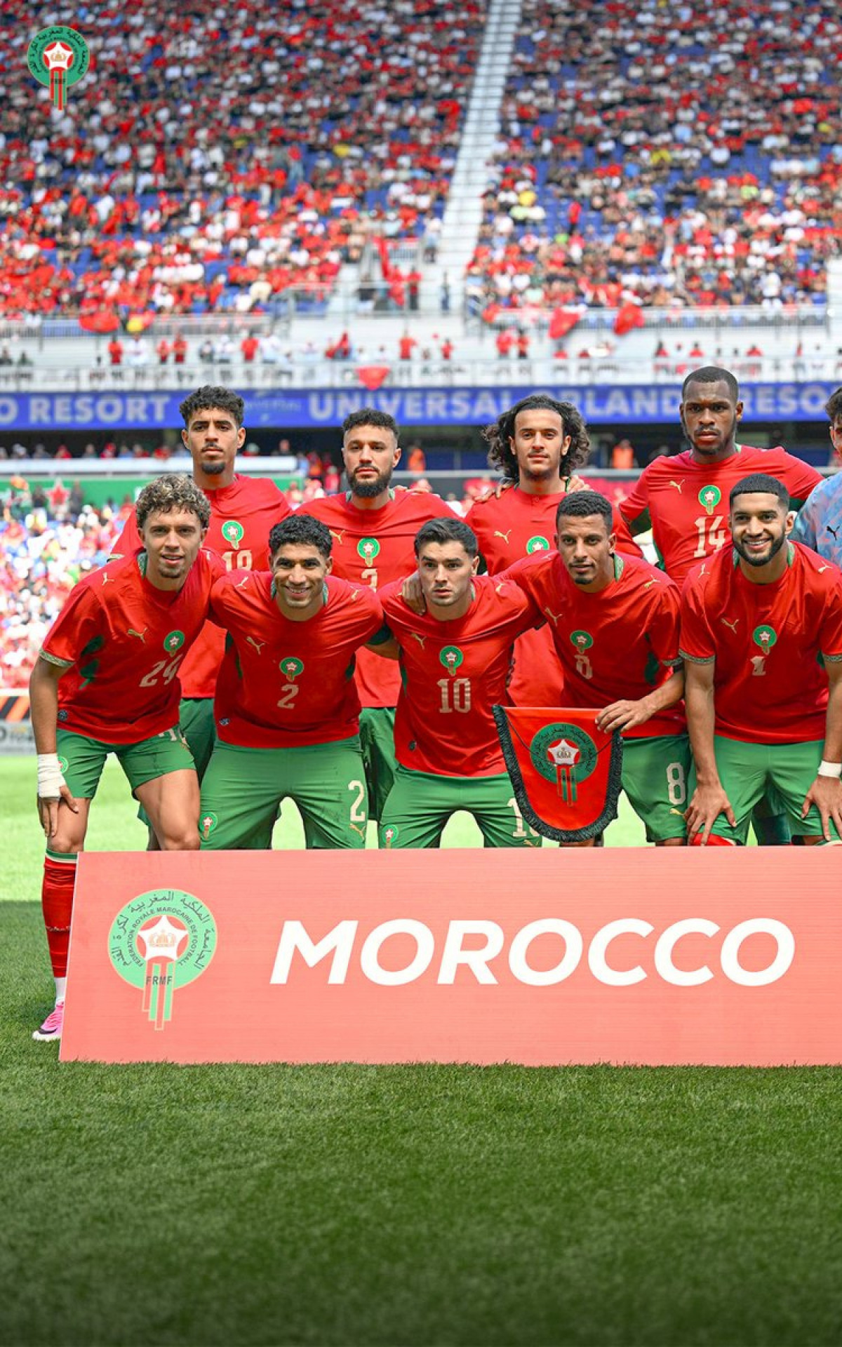 Time do Marrocos pode perder dois jogadores que atuam pelo lado esquerdo - Divulga&ccedil;&atilde;o/ Federa&ccedil;&atilde;o Marroquina de Futebol