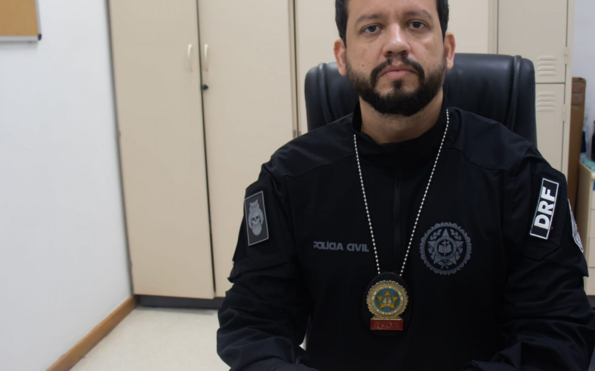Delegado Thiago Neves esteve a frente da operação