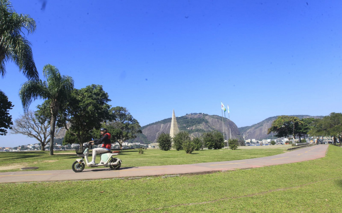 Aterro do Flamengo, na Zona Sul