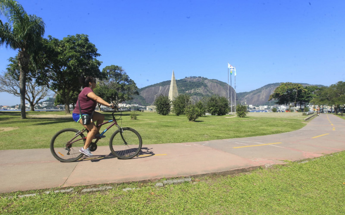 Aterro do Flamengo, na Zona Sul