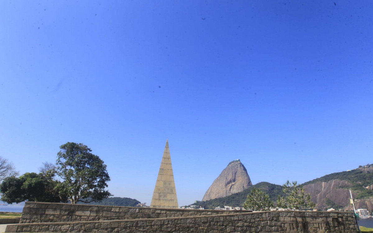 Aterro do Flamengo, próximo ao Monumento a Estácio de Sá, na Zona Sul