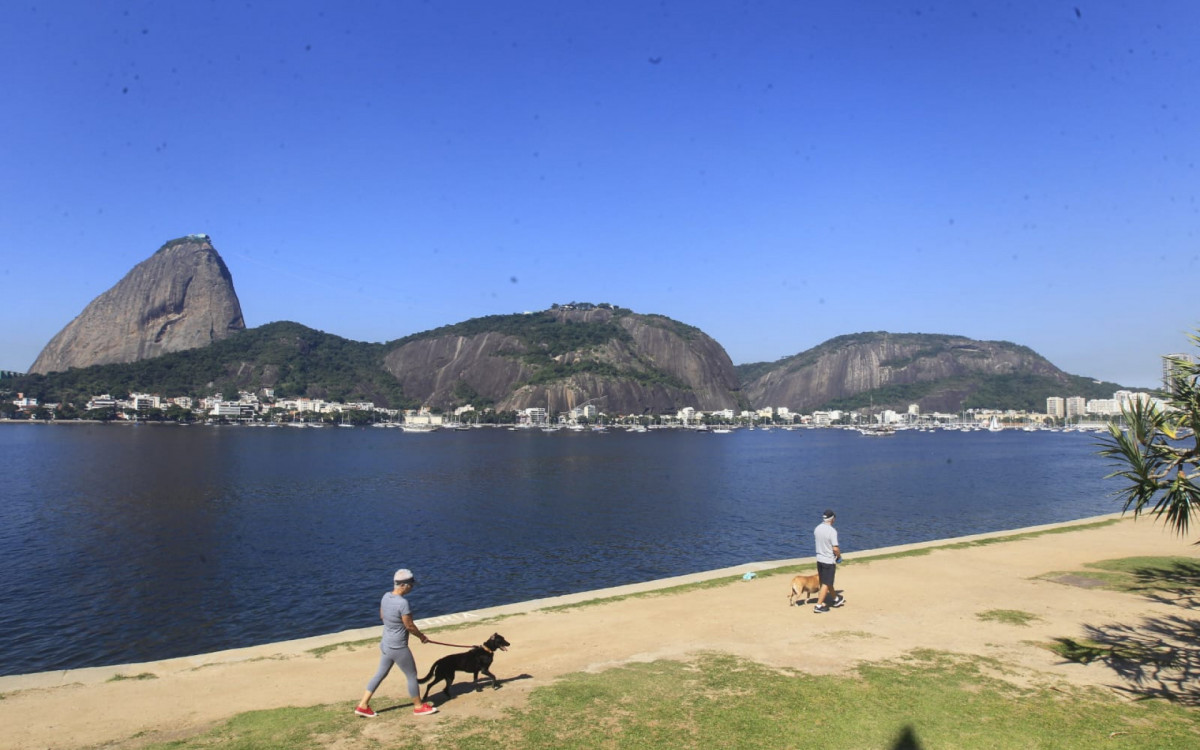 Aterro do Flamengo, na Zona Sul do Rio