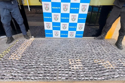 PM apreende grande quantidade de cocaína em São José do Vale do Rio Preto