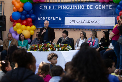 Prefeitura de Volta Redonda entrega revitalização do Centro Municipal de Educação Infantil Pinguinho de Gente