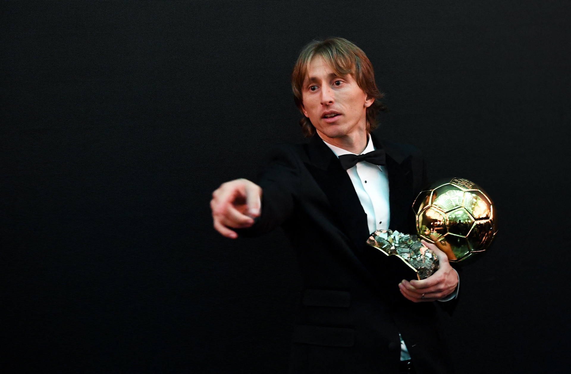 Vice-campeão com a Croácia, Luka Modric foi o melhor do mundo em 2018
 - Franck Fife / AFP