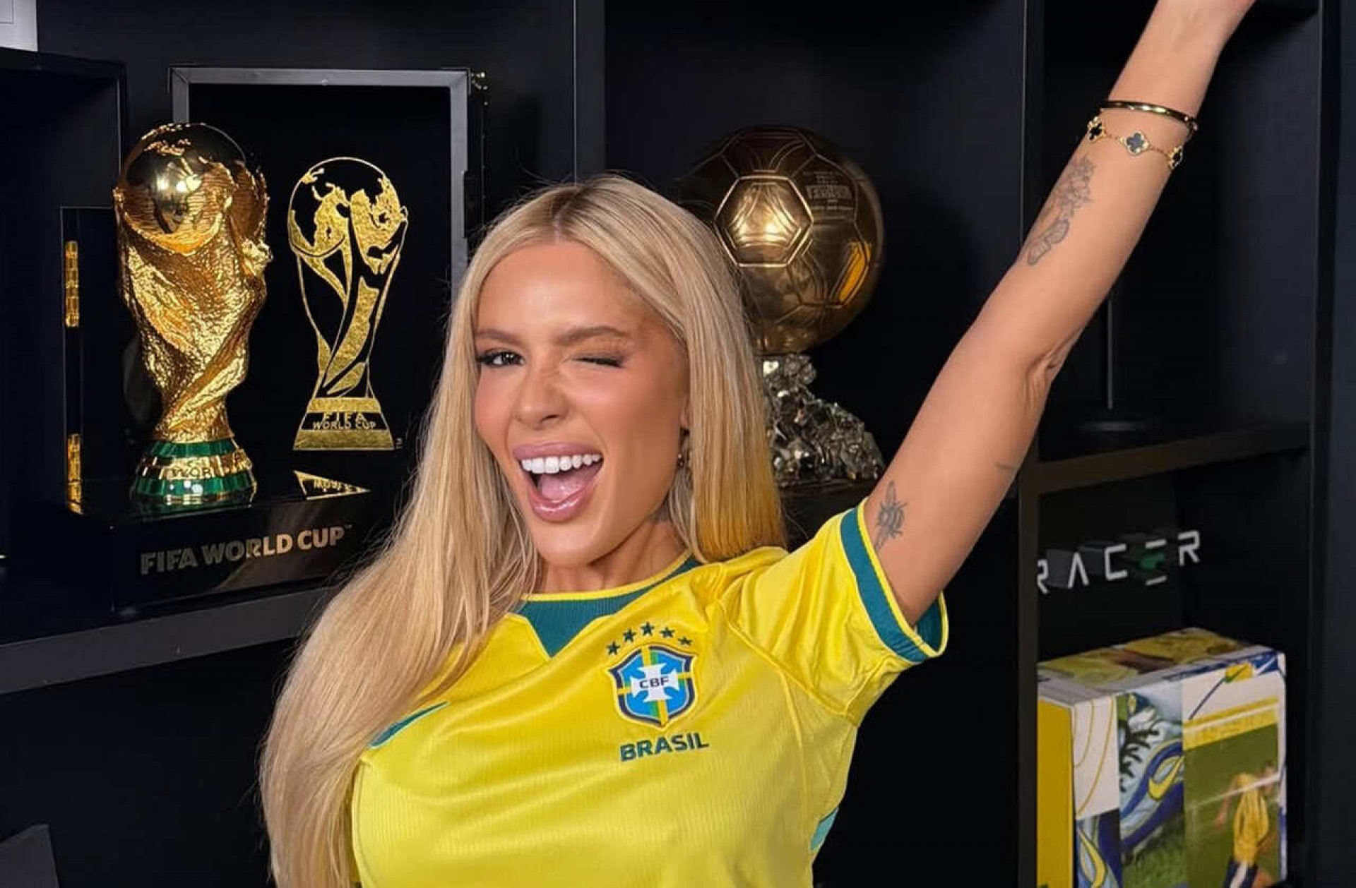 Bruna Biancardi e Karoline Lima entram em ranking das mais bem pagas da Copa