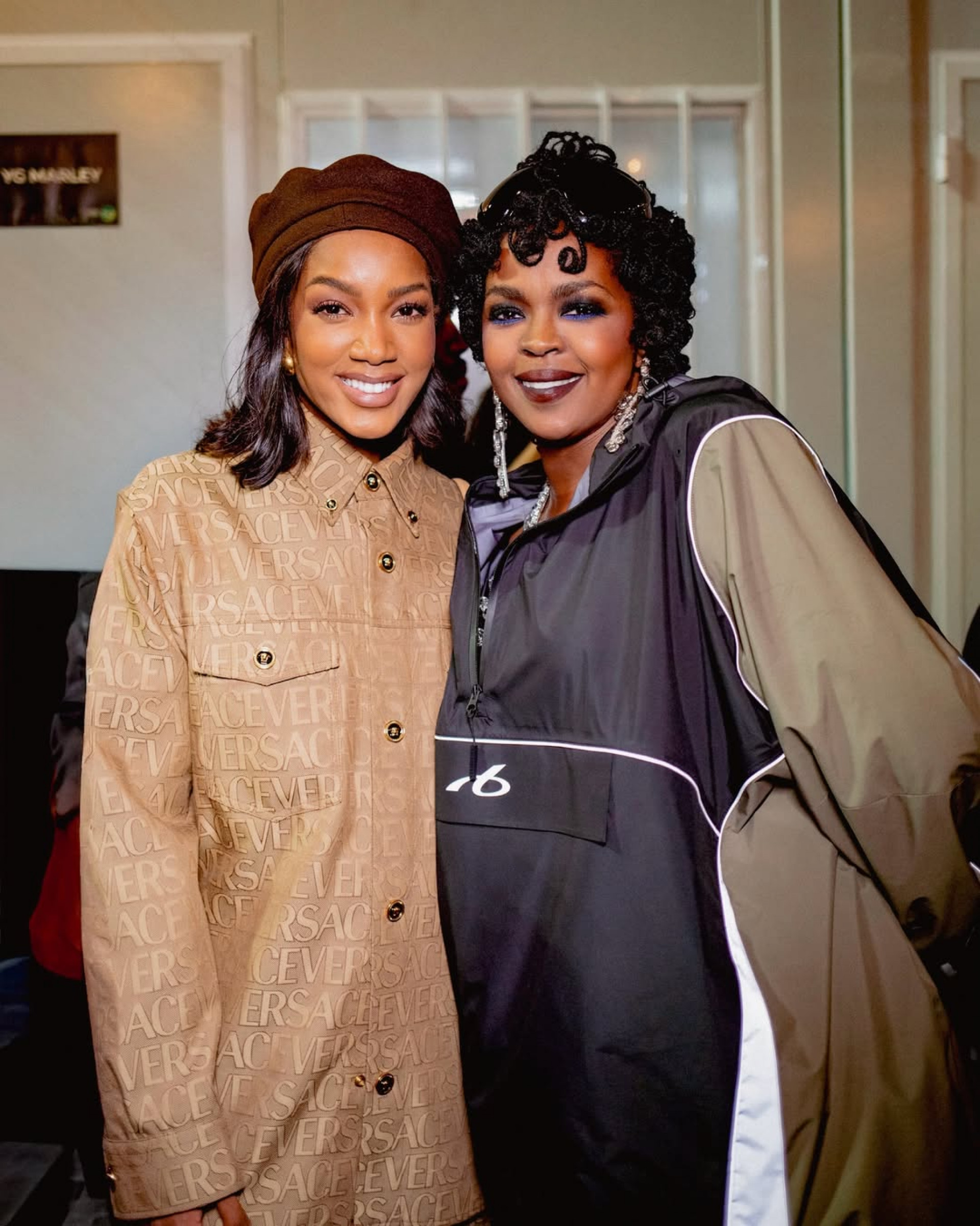 Iza mostra cliques com Lauryn Hill e exalta a artista