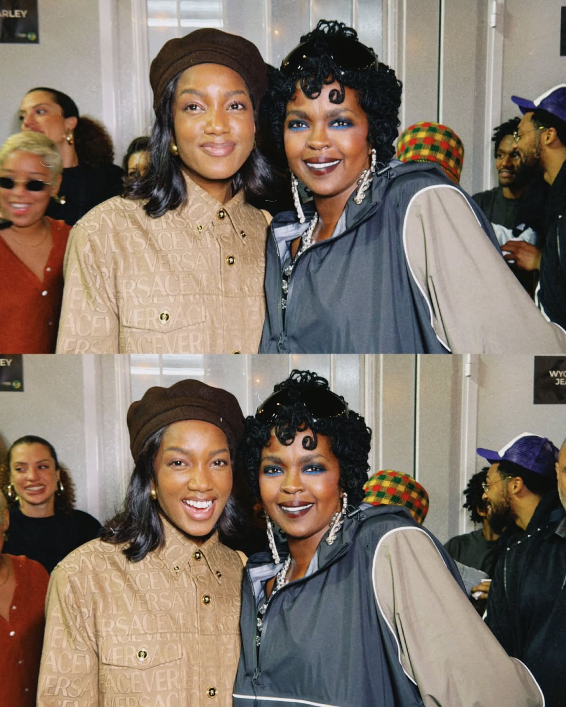 Iza mostra cliques com Lauryn Hill - Reprodução do Instagram