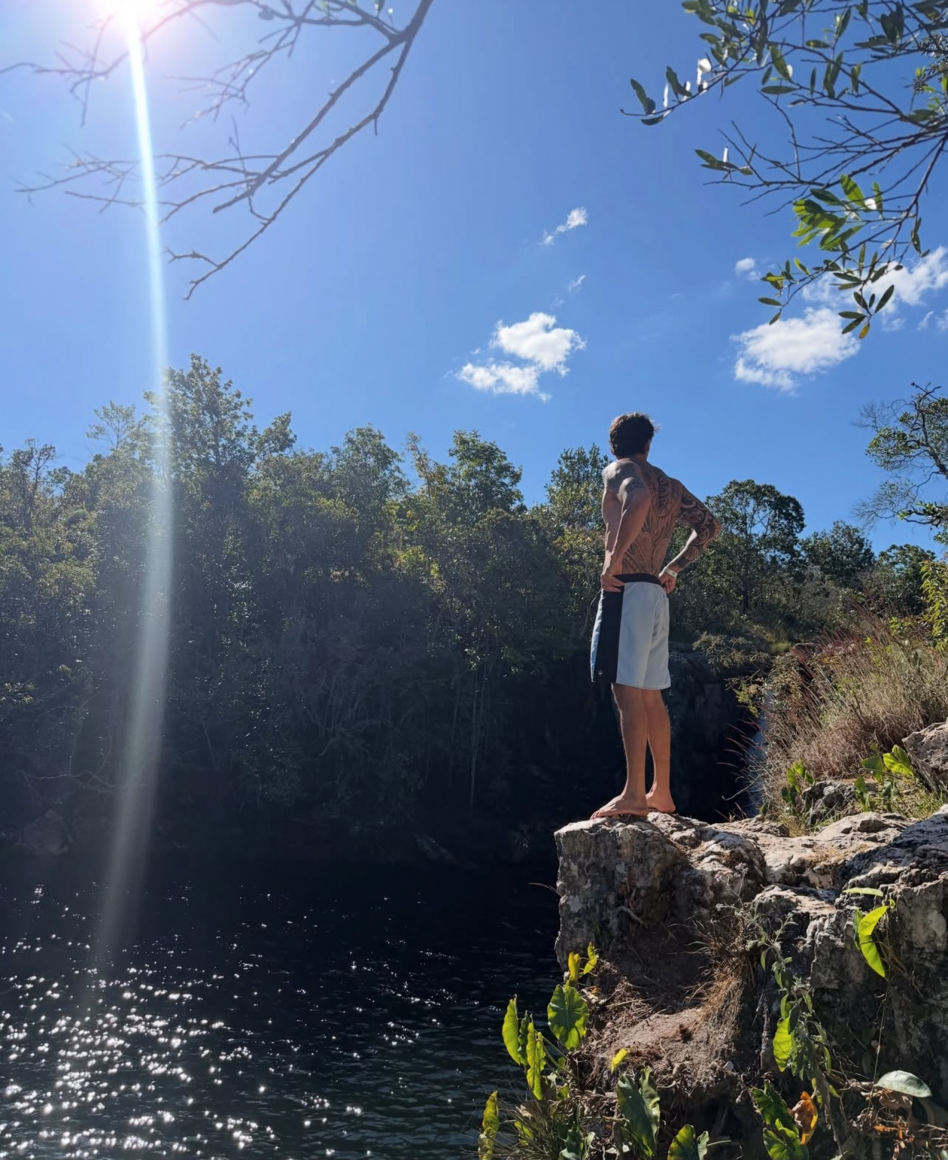 Daniel Cady levou o filho, Marcelo Sangalo, para Chapada dos Veadeiros - Reprodução / Instagram