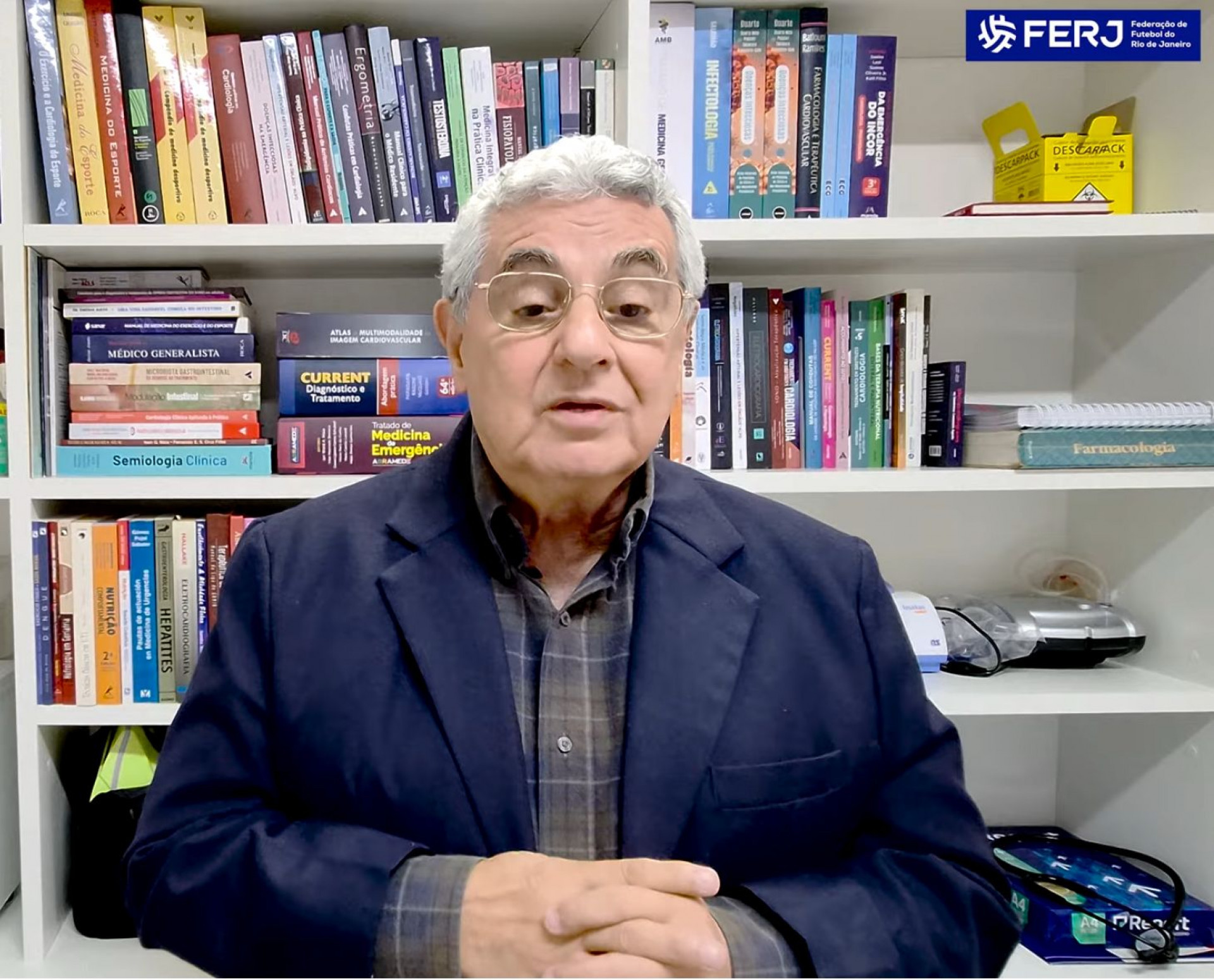 Rubens Lopes é reeleito presidente da Ferj e vai para o séti