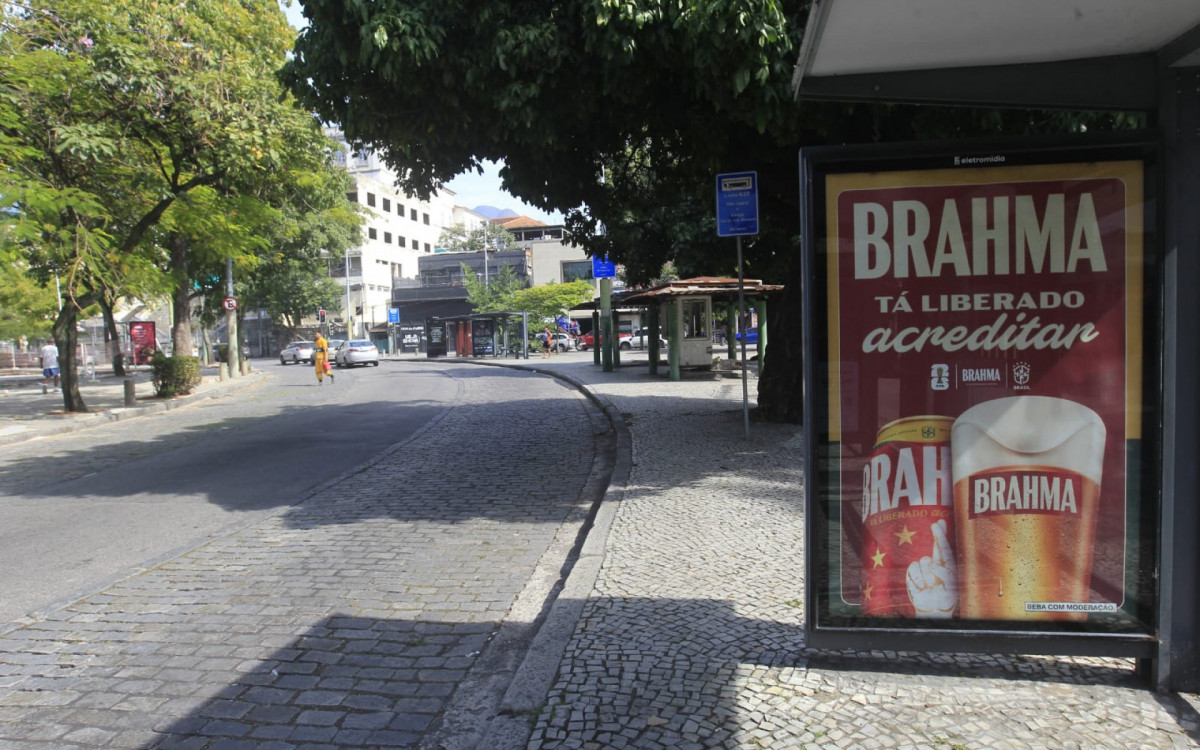 Praça Barão de Drummond, em Vila Isabel, Zona Norte do Rio