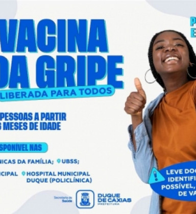 Caxias amplia vacinação da gripe para todas as idades