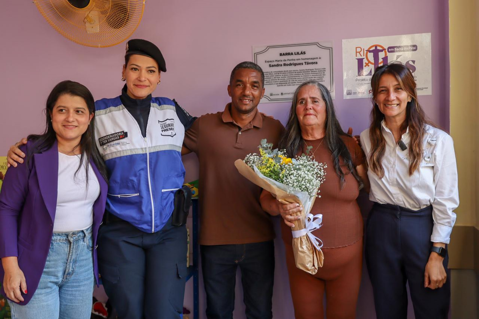 Barra do Piraí inaugura Espaço Maria da Penha no Jardim de I