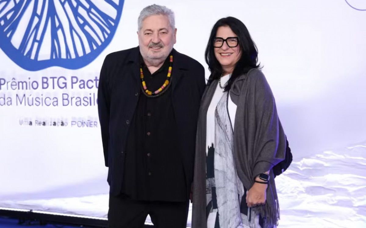 Moacyr Luz e a mulher