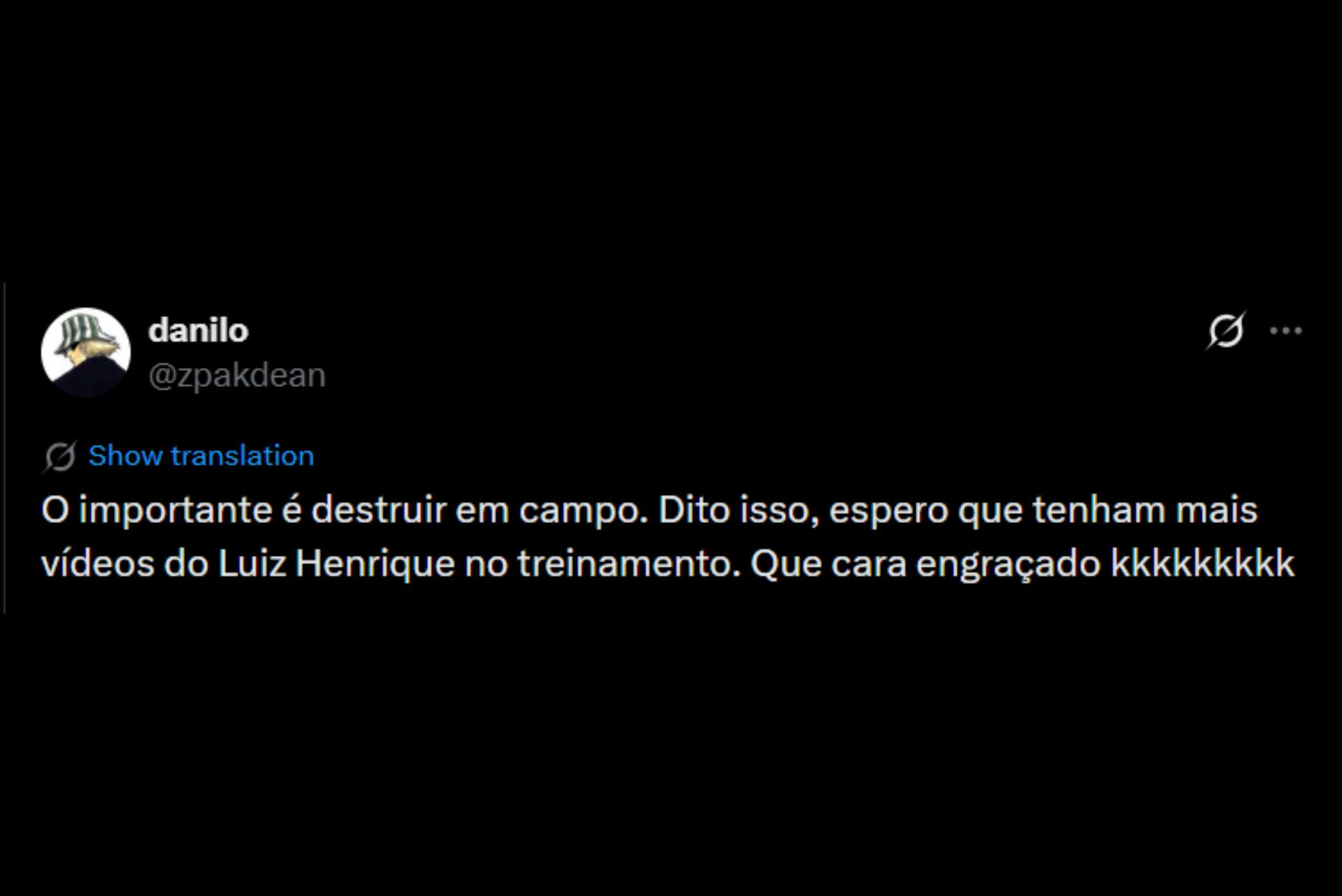 Coordenação motora de Luiz Henrique gera zoações na web - Reprodução / X
