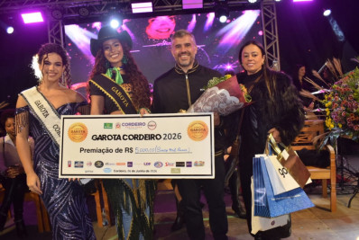 Vitória Vanelli é eleita Garota Cordeiro 2026 em noite de emoção no Parque Raul Veiga