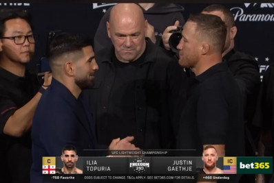 Topuria responde ataques de Gaethje antes do UFC Casa Branca e diz: 'Vou por pra dormir'