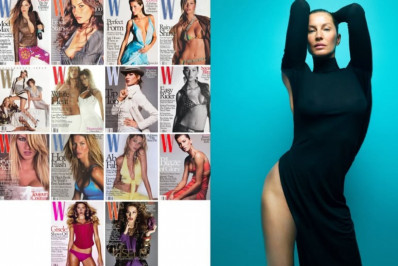 Gisele Bündchen posa com vestido ousado em novo en