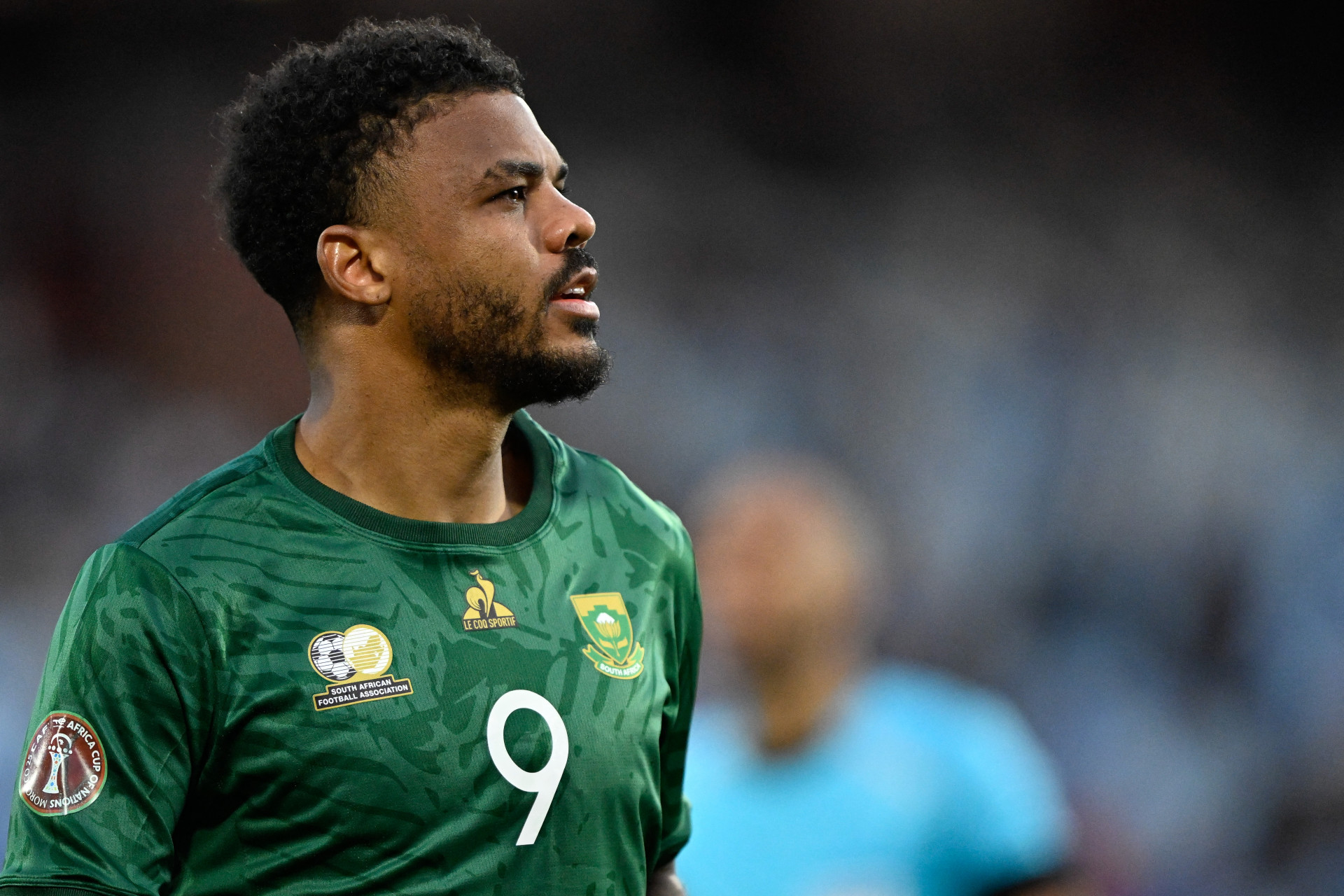 Lyle Foster é o grande destaque da seleção da África do Sul - Khaled Desouki / AFP