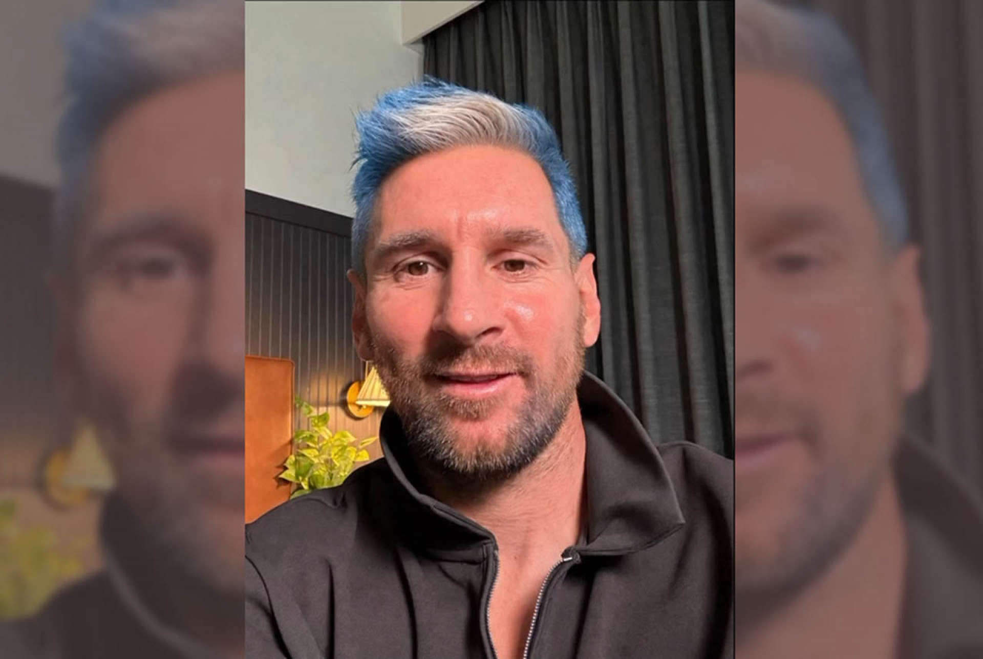 Messi entra no clima de Copa e exibe cabelo albiceleste; veja