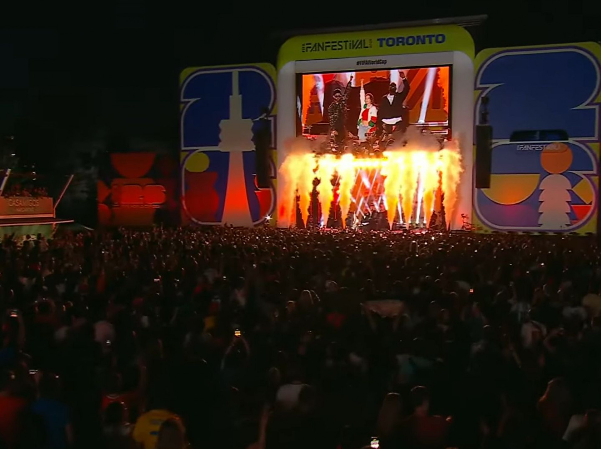 Show da contagem regressiva anima torcedores antes