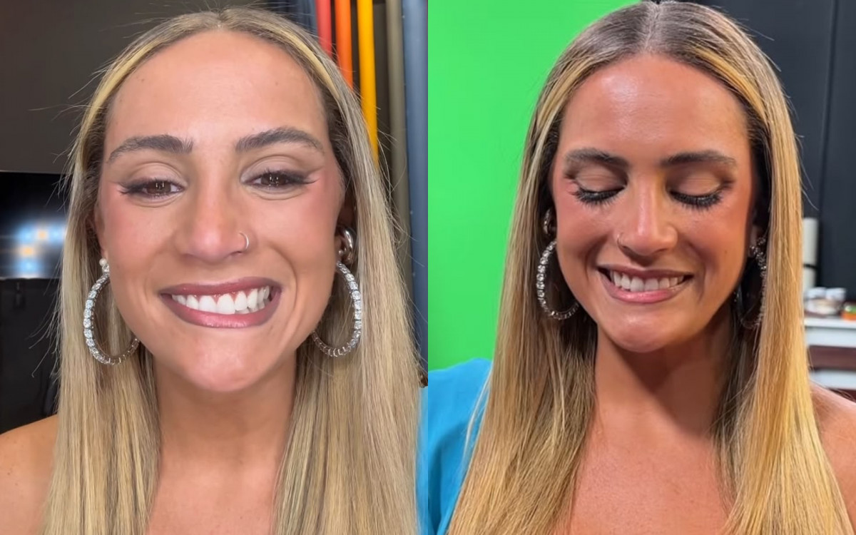 Luisa Périssé mostra susto com paralisia facial durante gravação
