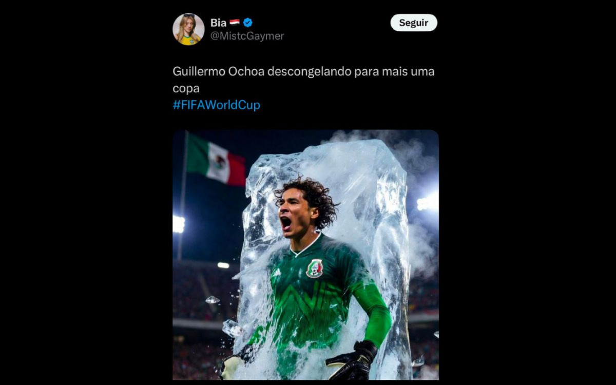 Sexta Copa do Mundo de Guillermo Ochoa viralizou nas redes