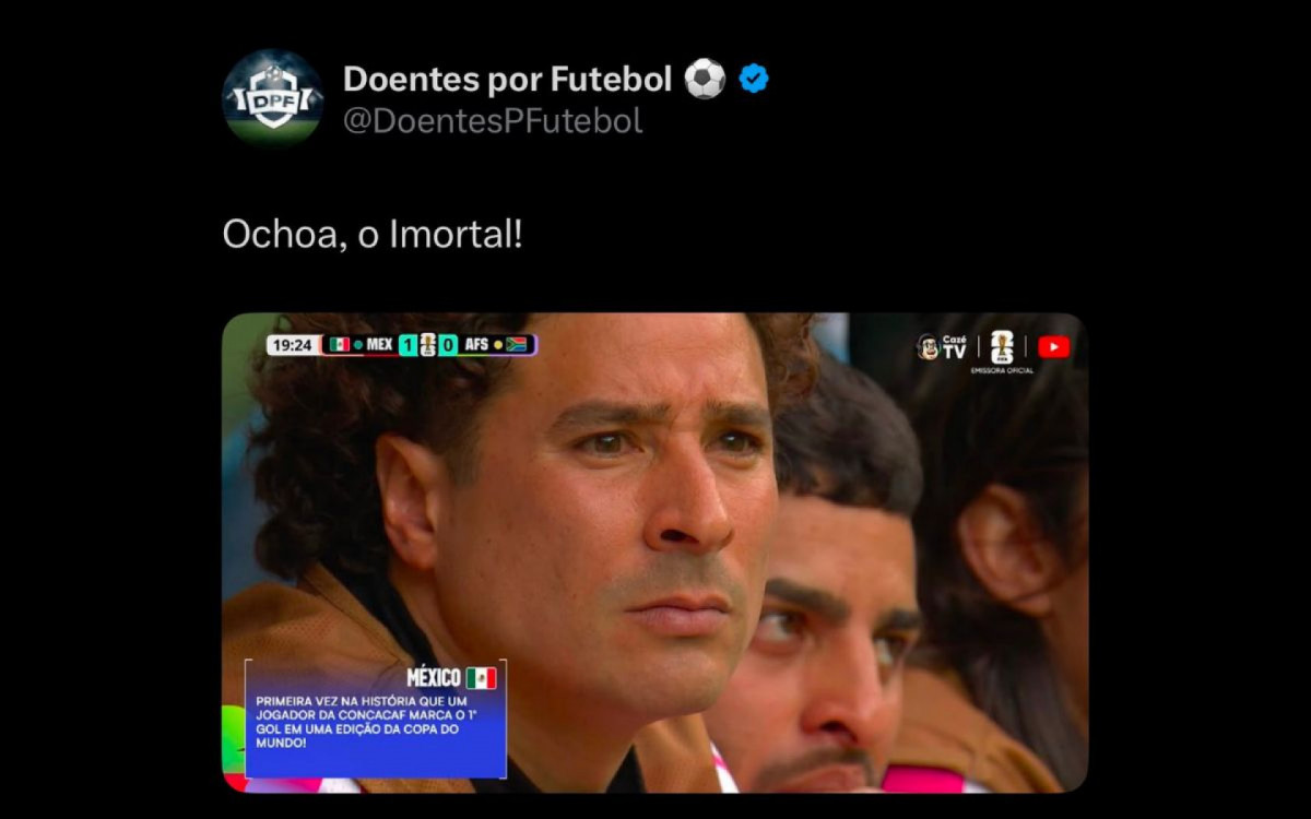 Sexta Copa do Mundo de Guillermo Ochoa viralizou nas redes