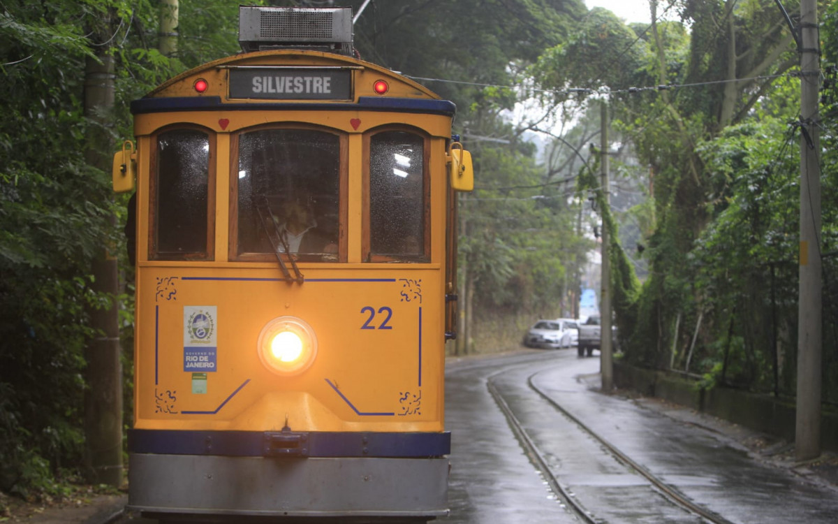Ramal Silvestre, do Bonde de Santa Teresa, passou por revitalização e reabriu para o público
 - Reginaldo Pimenta/Agência O Dia