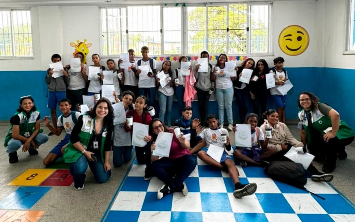 Secretaria de Meio Ambiente de Caxias leva educa&ccedil;&atilde;o ambiental para escolas - Divulga&ccedil;&atilde;o