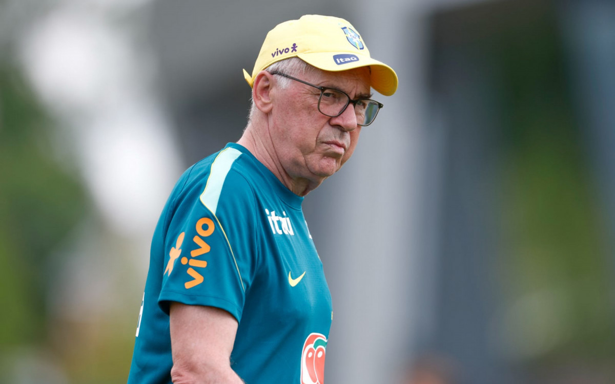 Carlo Ancelotti é o técnico da seleção brasileira