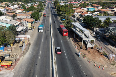 Prefeitura de Maricá avança na obra da nova passarela na Rodovia Amaral Peixoto na entrada do bairro Retiro