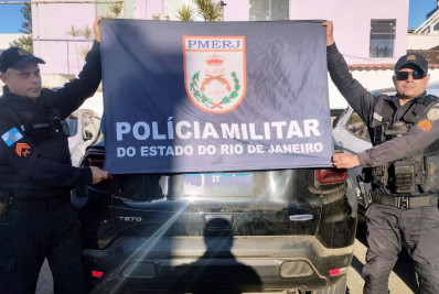 PM recuperou Jeep clonado e prendeu dois suspeitos após perseguição em Macaé