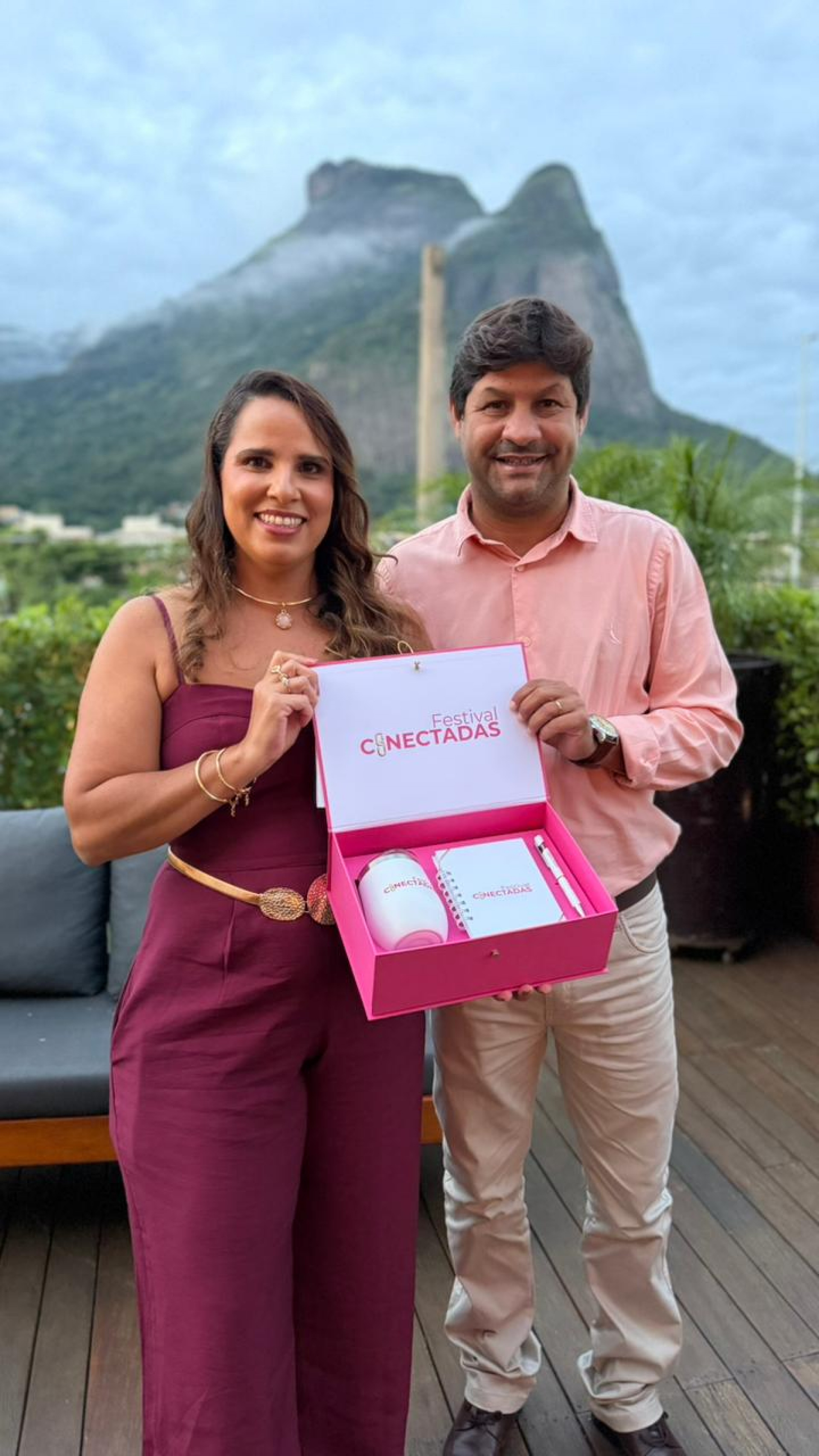 A empresa de Fernanda e Alex é responsável pelo festival Conectadas - Divulgação