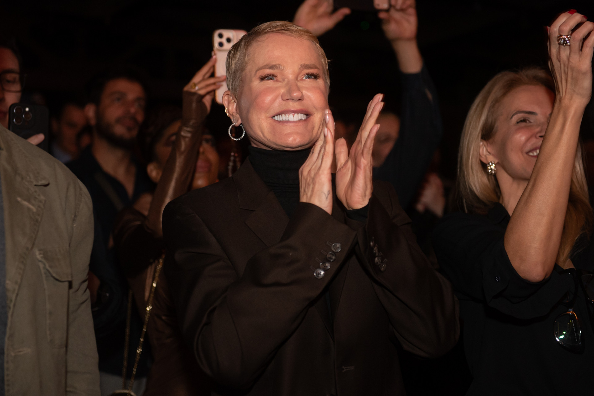 Xuxa prestigia Junno Andrade em teatro no Rio - Letycia Miller / Brazil News