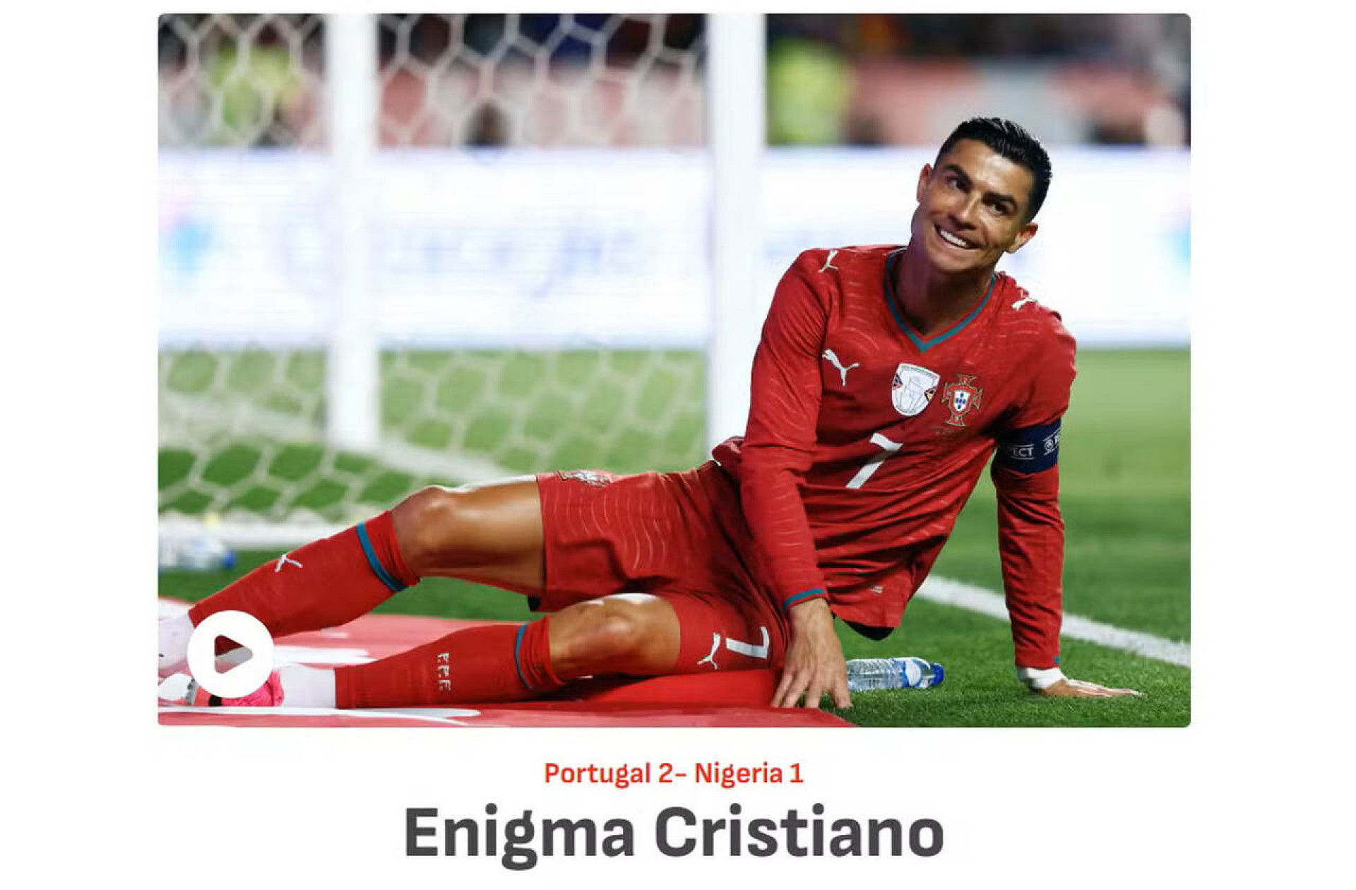 “Enigma” e “noite cinzenta”: imprensa critica atua&ccedil;&atilde;o de Cristiano Ronaldo em amistoso