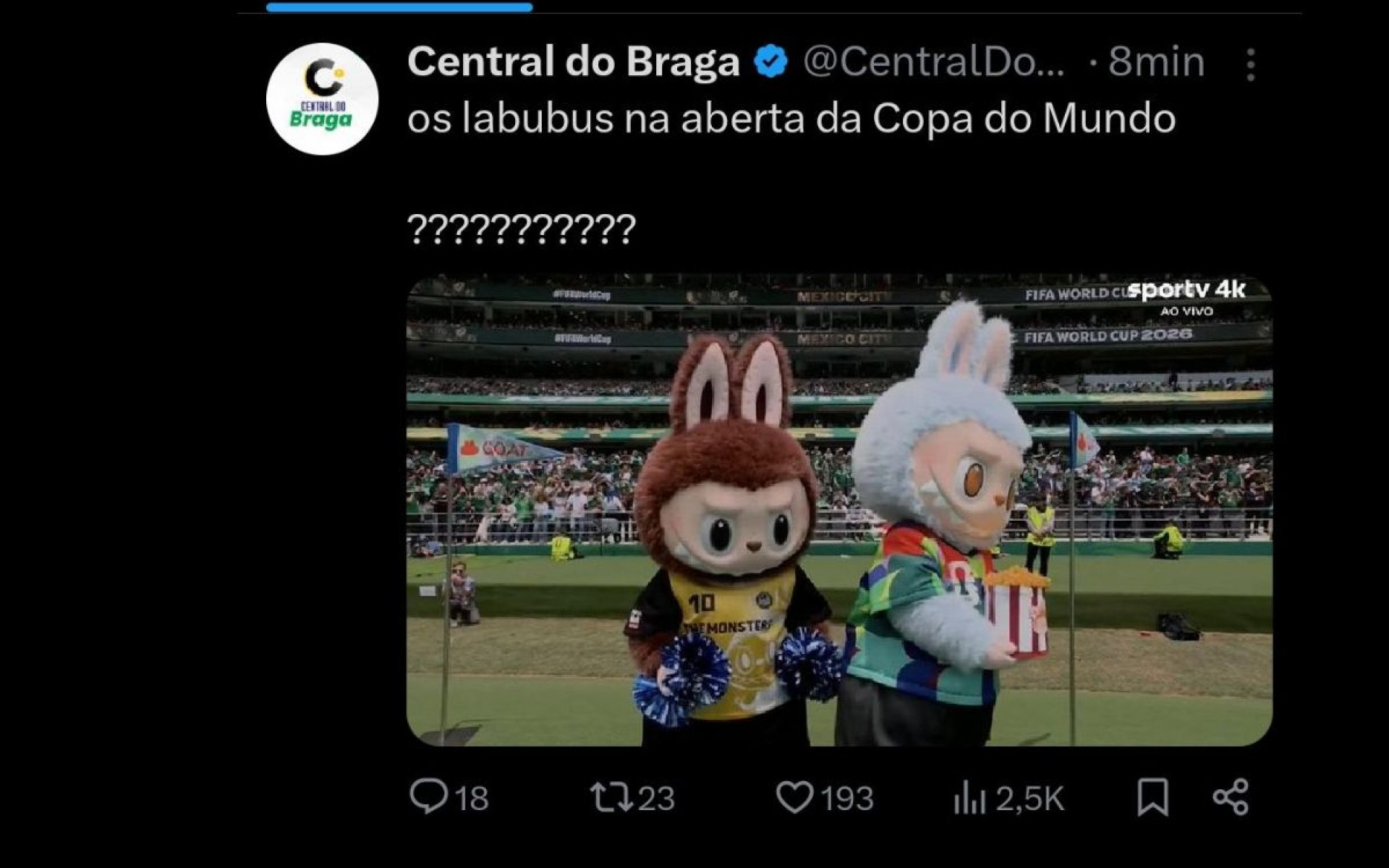 Cerimônia de abertura gerou memes na Web - Reprodução / X