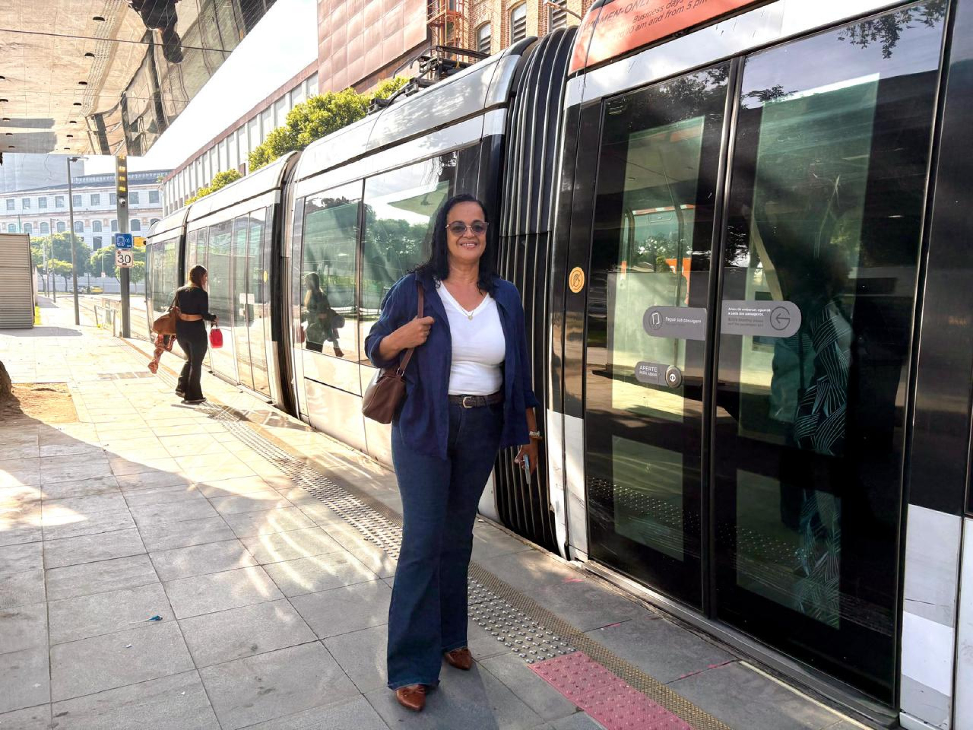 Rubia Lopes acha o  transporte essencial e de qualidade - Divulgação