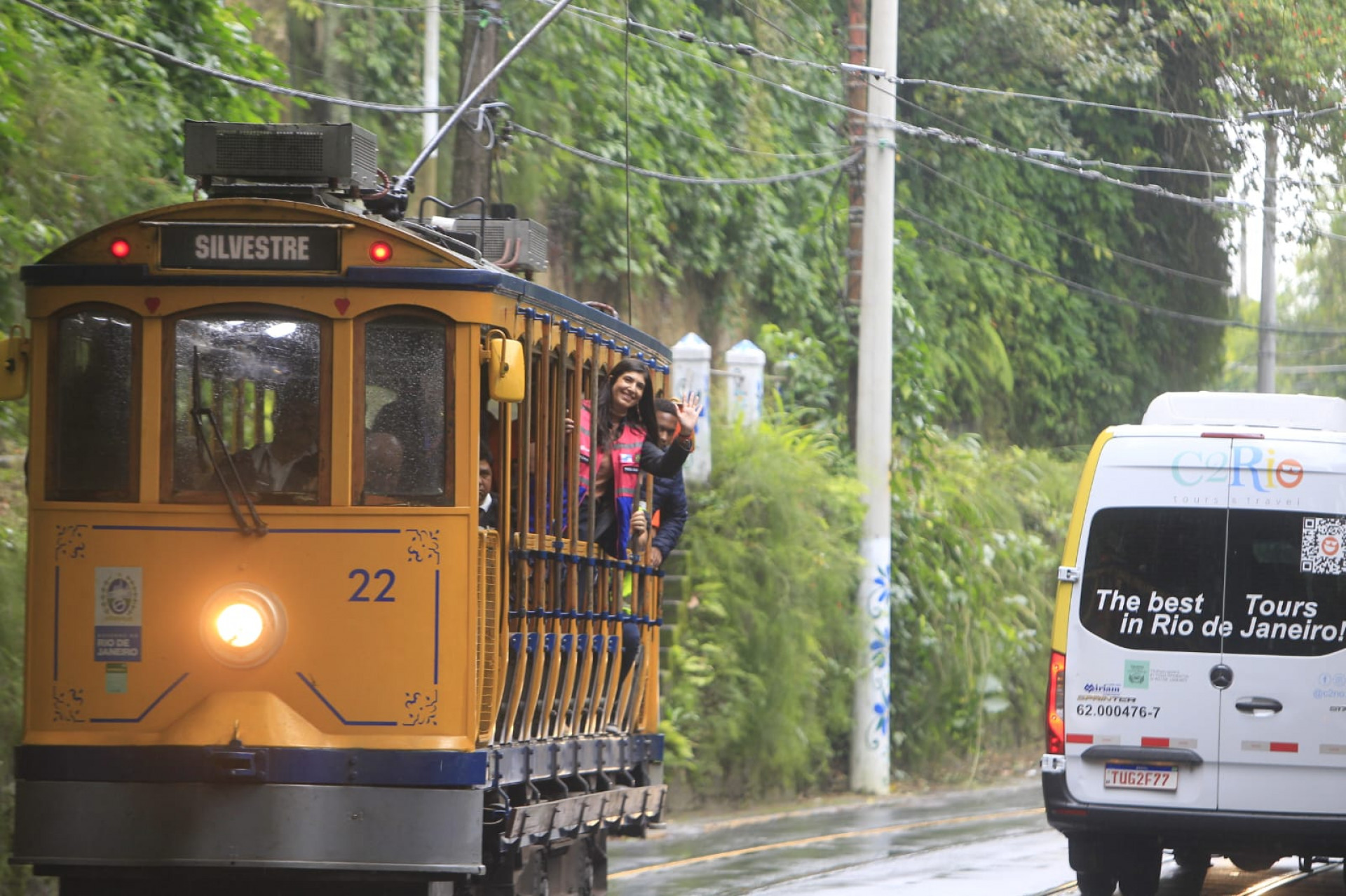 Ramal Silvestre, do Bonde de Santa Teresa, passou por revitalização e reabriu para o público
 - Reginaldo Pimenta/Agência O Dia