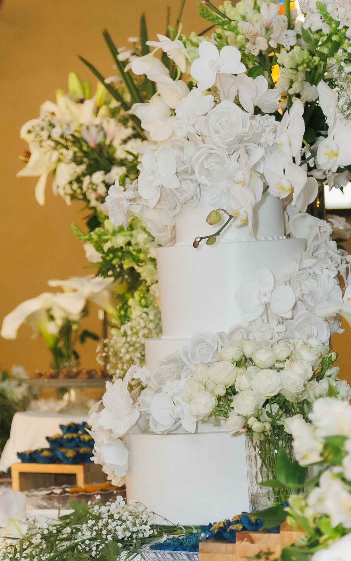 Detalhes da decoração do casamento de Sidney Sampaio e Luana Sales