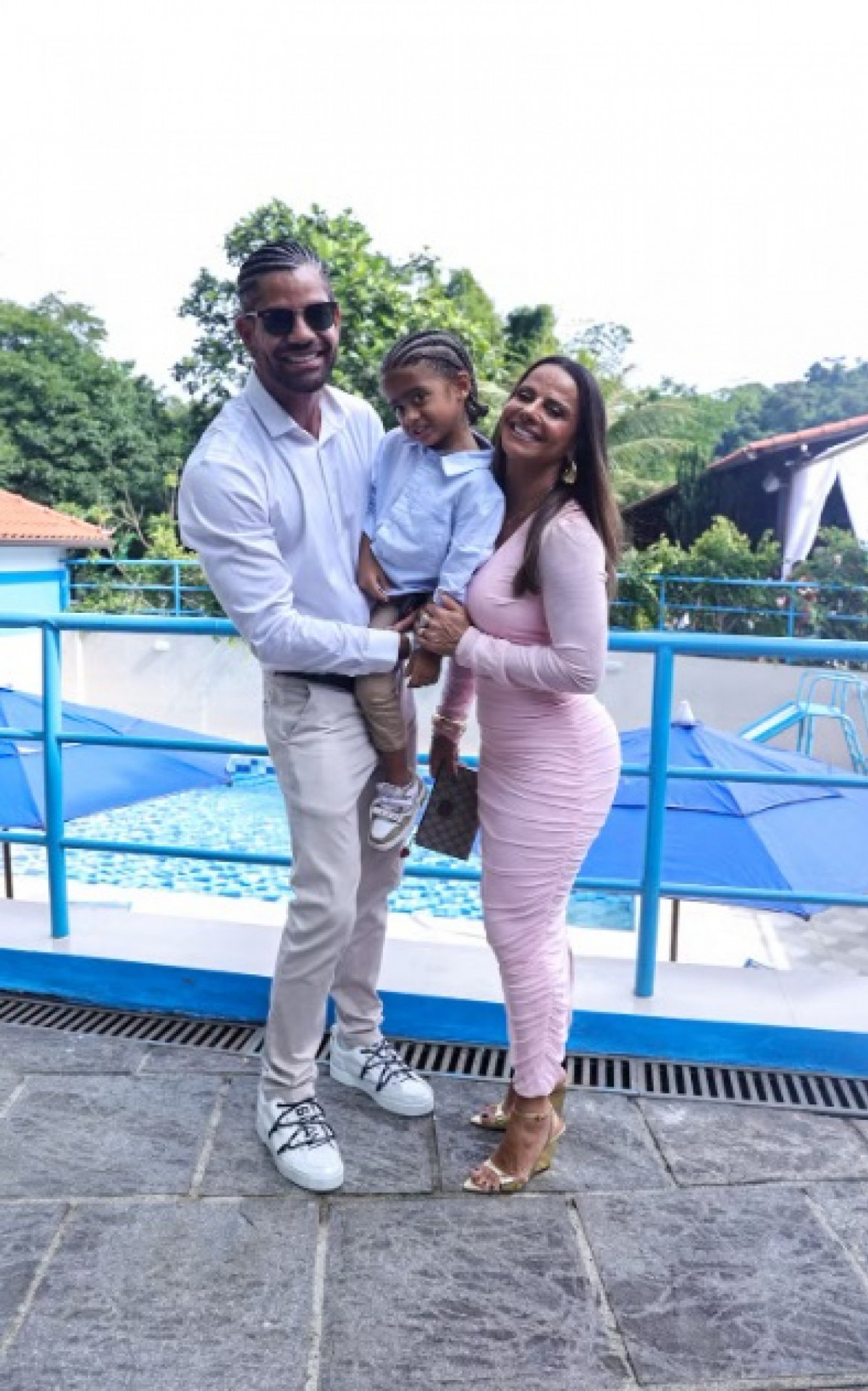 Guilherme Militão, Joaquim e Viviane Araújo