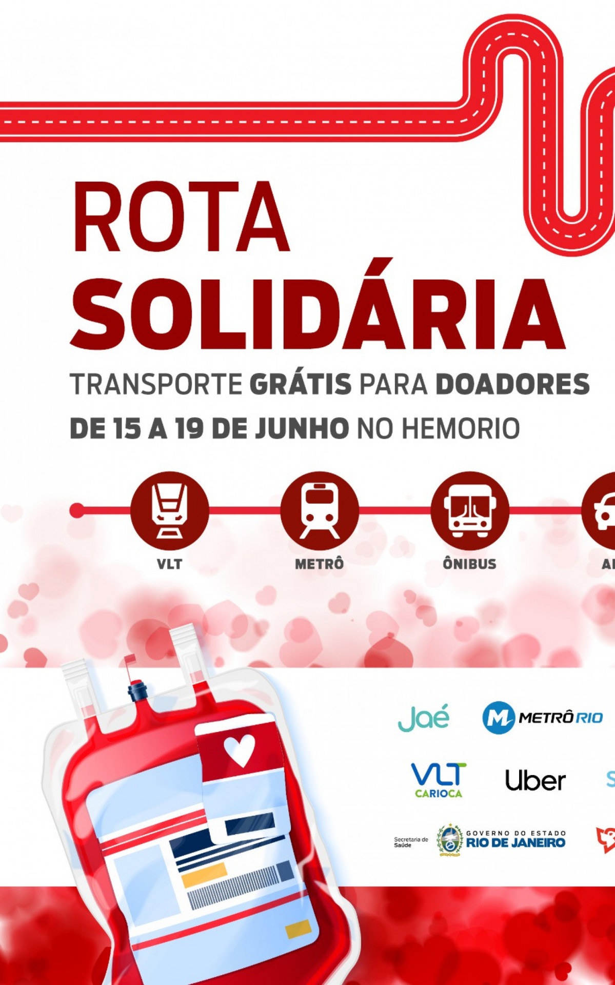 Participante receber&aacute; o equivalente a duas passagens para custear o deslocamento - Divulga&ccedil;&atilde;o / Hemorio