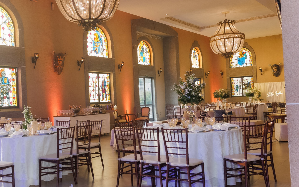 Detalhes da decoração do casamento de Sidney Sampaio e Luana Sales