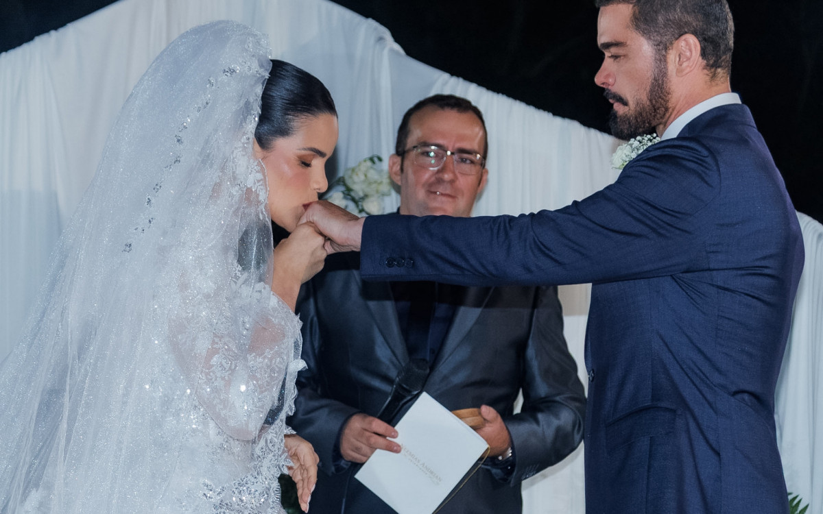 Sidney Sampaio se casa com Luana Sales