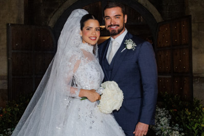 Um luxo! Veja fotos do casamento de Sidney Sampaio e Luana Sales 