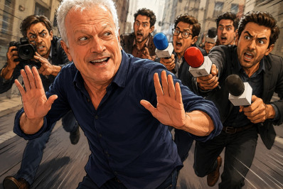 Pedro Bial deixou jornalistas falando sozinhos após o Prêmio da Música Brasileira
