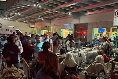 Princípio de incêndio provoca retirada de pacientes do Hospital Samaritano, em Botafogo