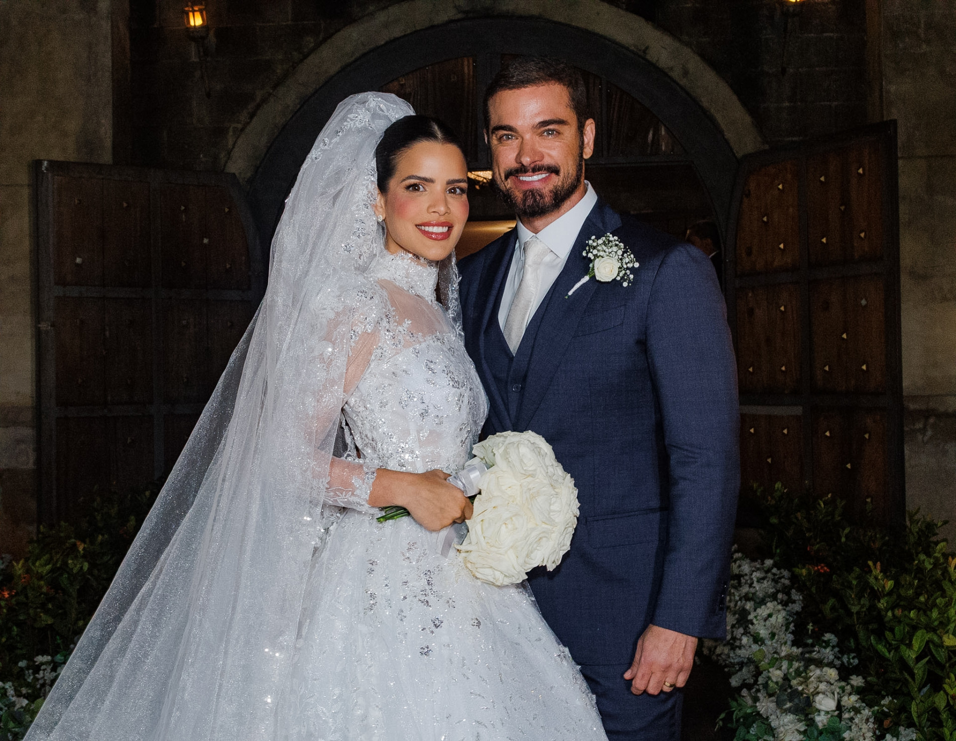  Sidney Sampaio se casa com Luana Sales - Clayton Felizardo / Brazil News